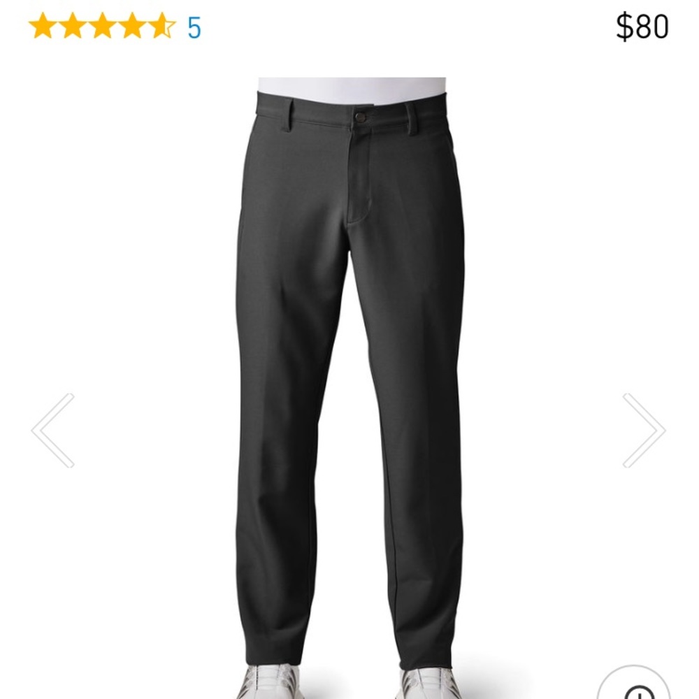 NWT Adidas golf three stripe pants